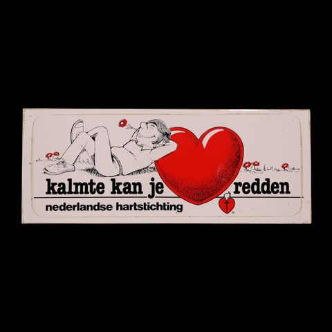 nederlandse hartstiching ヴィンテージステッカー オランダ