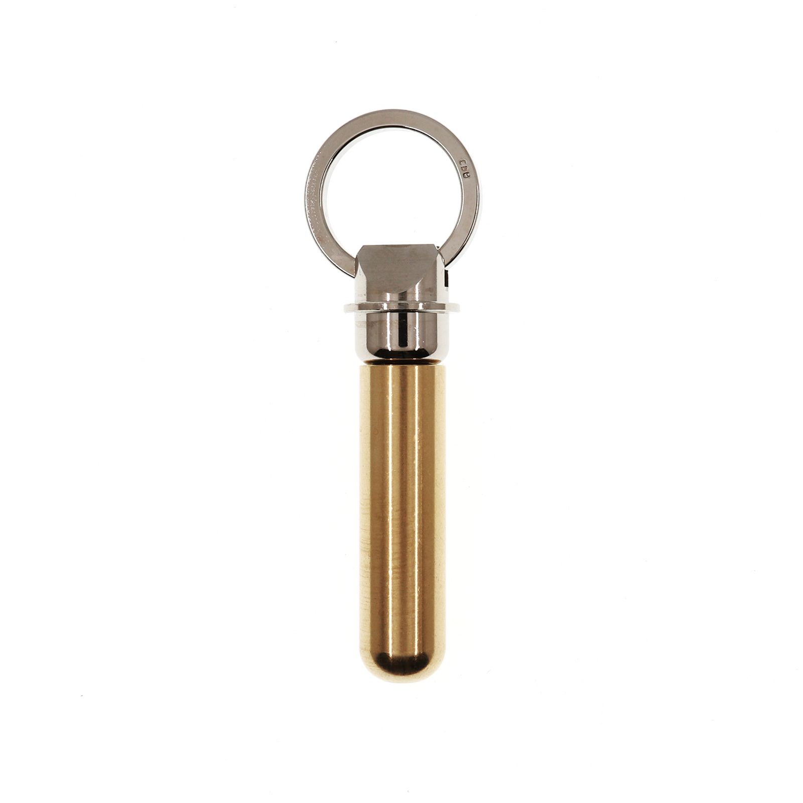 「Bullet Key Ring」キーリング ニッケル×ブラス