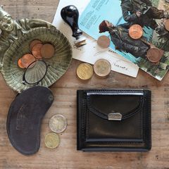 【Dual】スリムウォレット サドルプルアップ ブラック