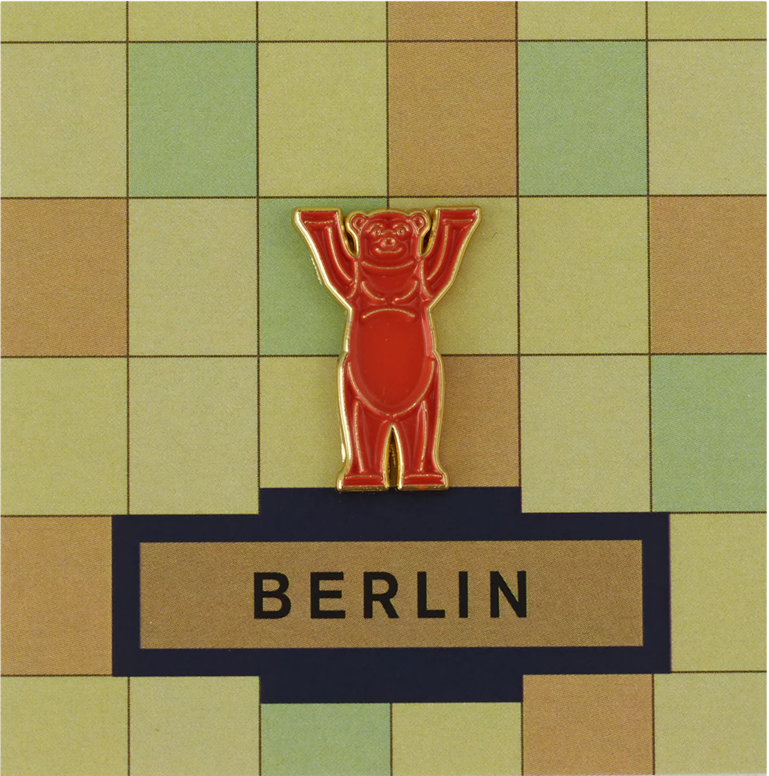 「Bear Red」ピンズ ベルリンコレクション