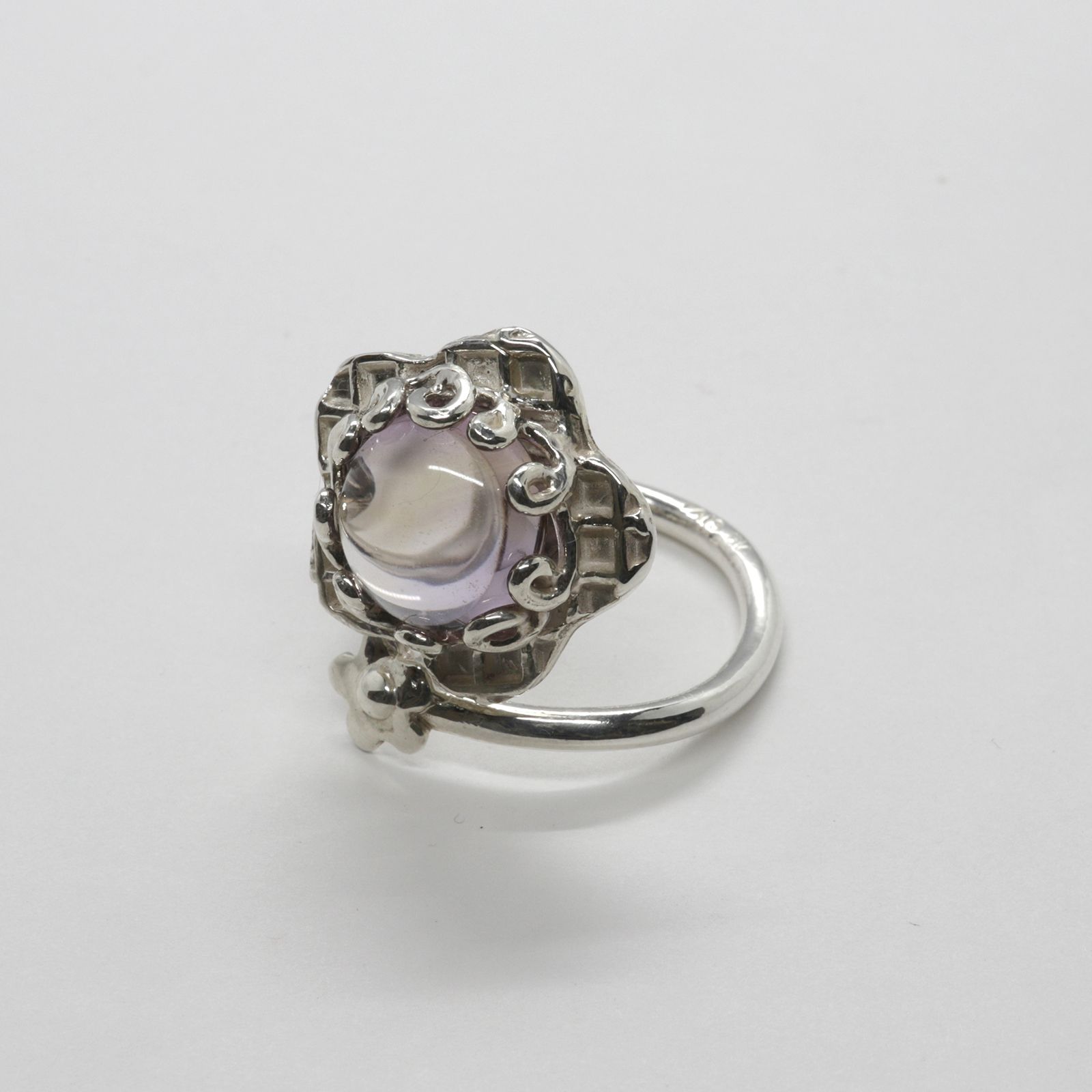 「SPIRAL FLOWER RING AMETRIN」リング