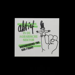 「VOEDINGSBOND FNV」ヴィンテージステッカー ヨーロッパ