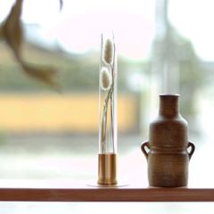 「HERBARIUM BRASS GLASS DOME & VASE SOLID」ラグラス
