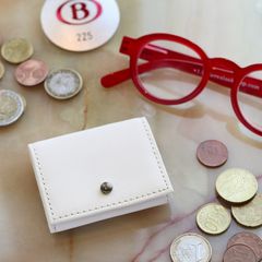 「minimo」コインケース ホワイト