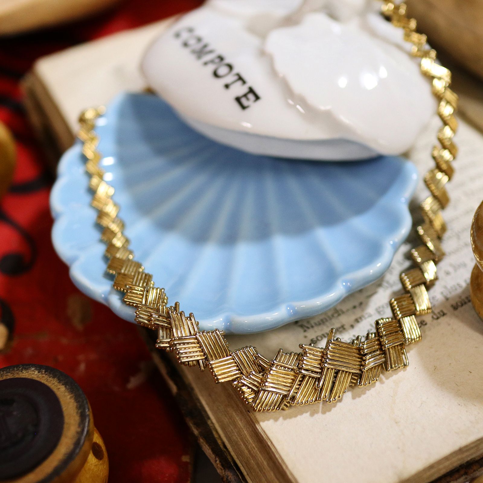 「ウーヴンウィーヴ」ネックレス jean-louis scherre フランス