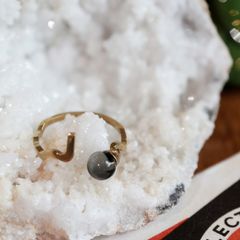 「Memphis ring_black velvet」リング ブラック