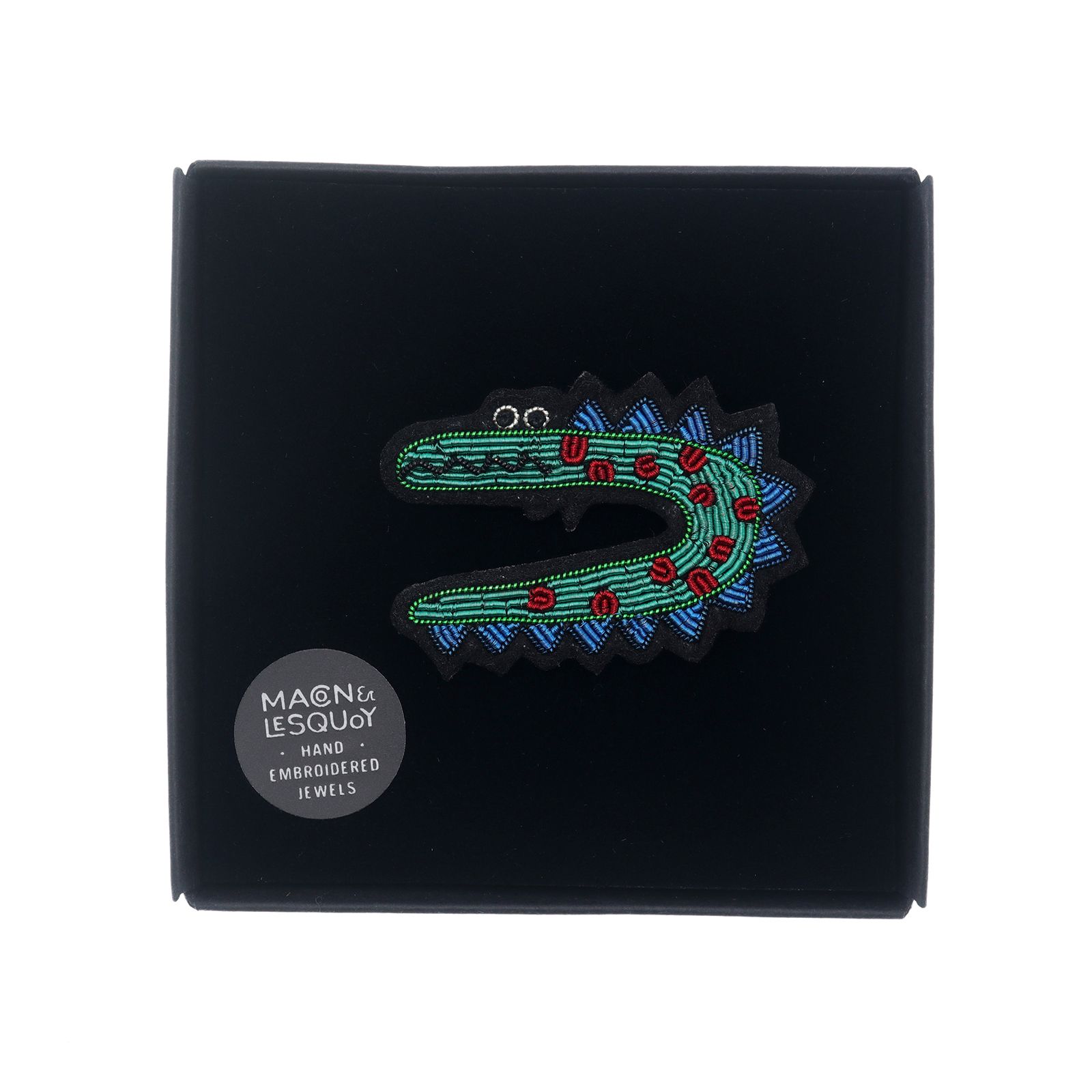 「Crococo」ブローチ