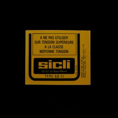 「sicli」ヴィンテージステッカー ヨーロッパ
