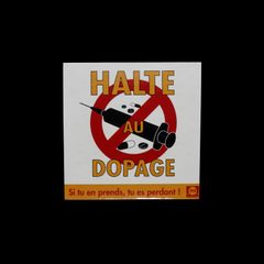 「HALTE AU DOPAGE」ヴィンテージステッカー ヨーロッパ