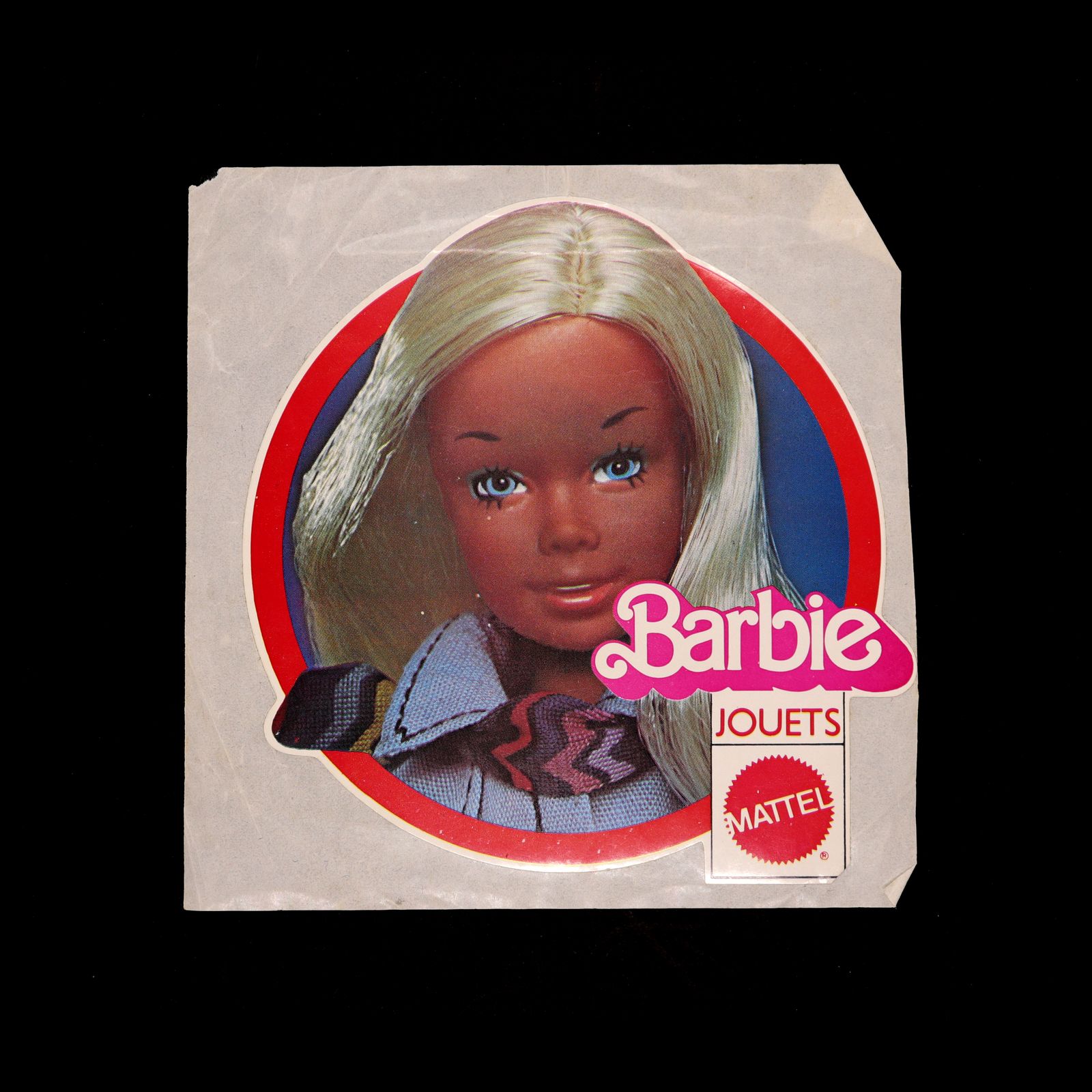 Barbie JOUSETS MATTEL ヴィンテージステッカー フランス
