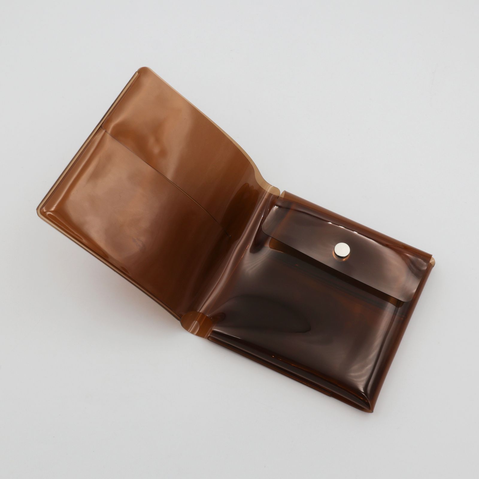 コンビニエンスウォレット（フラット）ブラウン