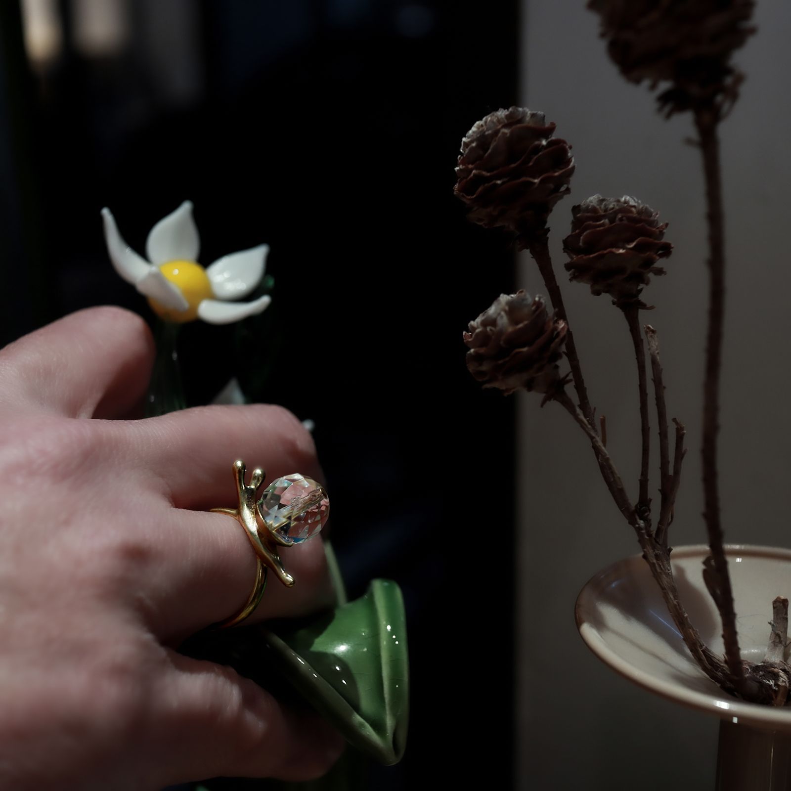 「snail ring」リング