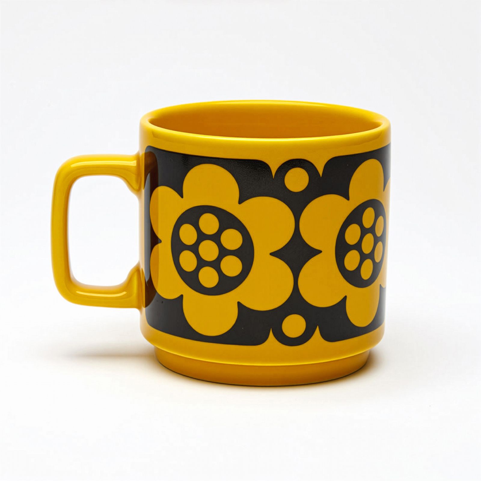 HORNSEA Mug "Geo Flower Yellow" Magpie x HORNSEA