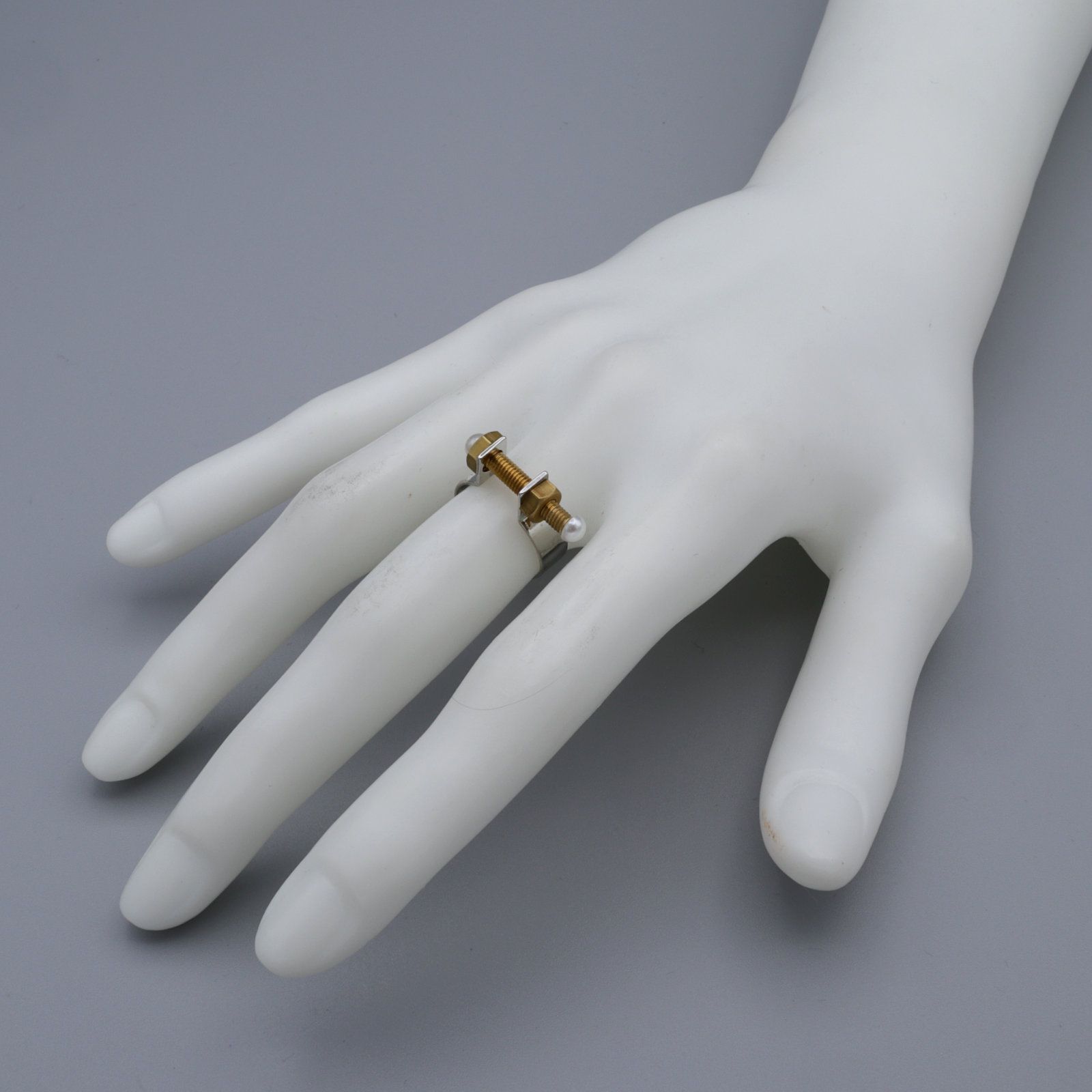 「Franken ring」リング シルバー×ゴールド
