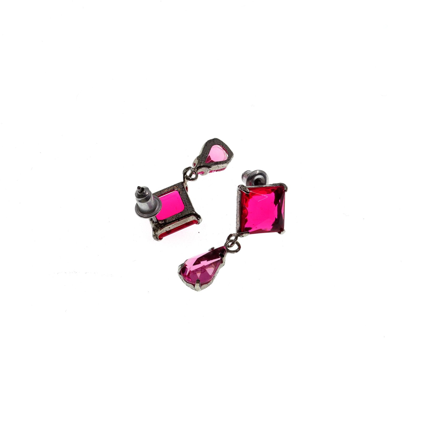 「スクエア＆ドロップ」ピアス フランス