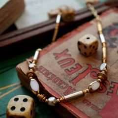 「メタルシリンダー」ネックレス ヨーロッパ Piere Cardin