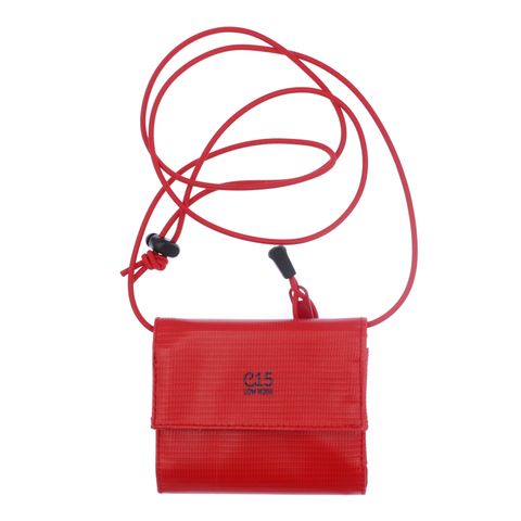 「C15 Mini Wallet」ショルダーウォレットS レッド