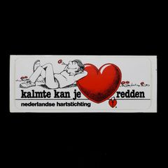 「kalmte kan je redden」ヴィンテージステッカー ヨーロッパ