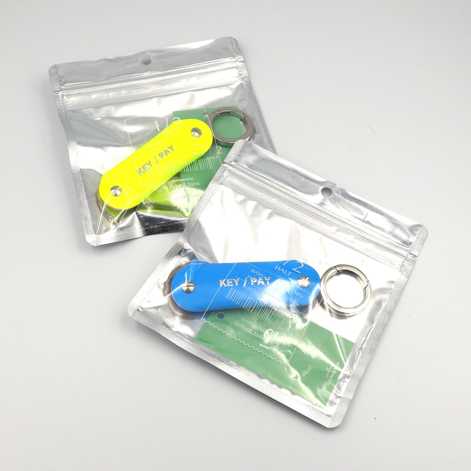1/2 HALF - 「Neon KEY/PAY」キー＆コインケース ピンク | corne