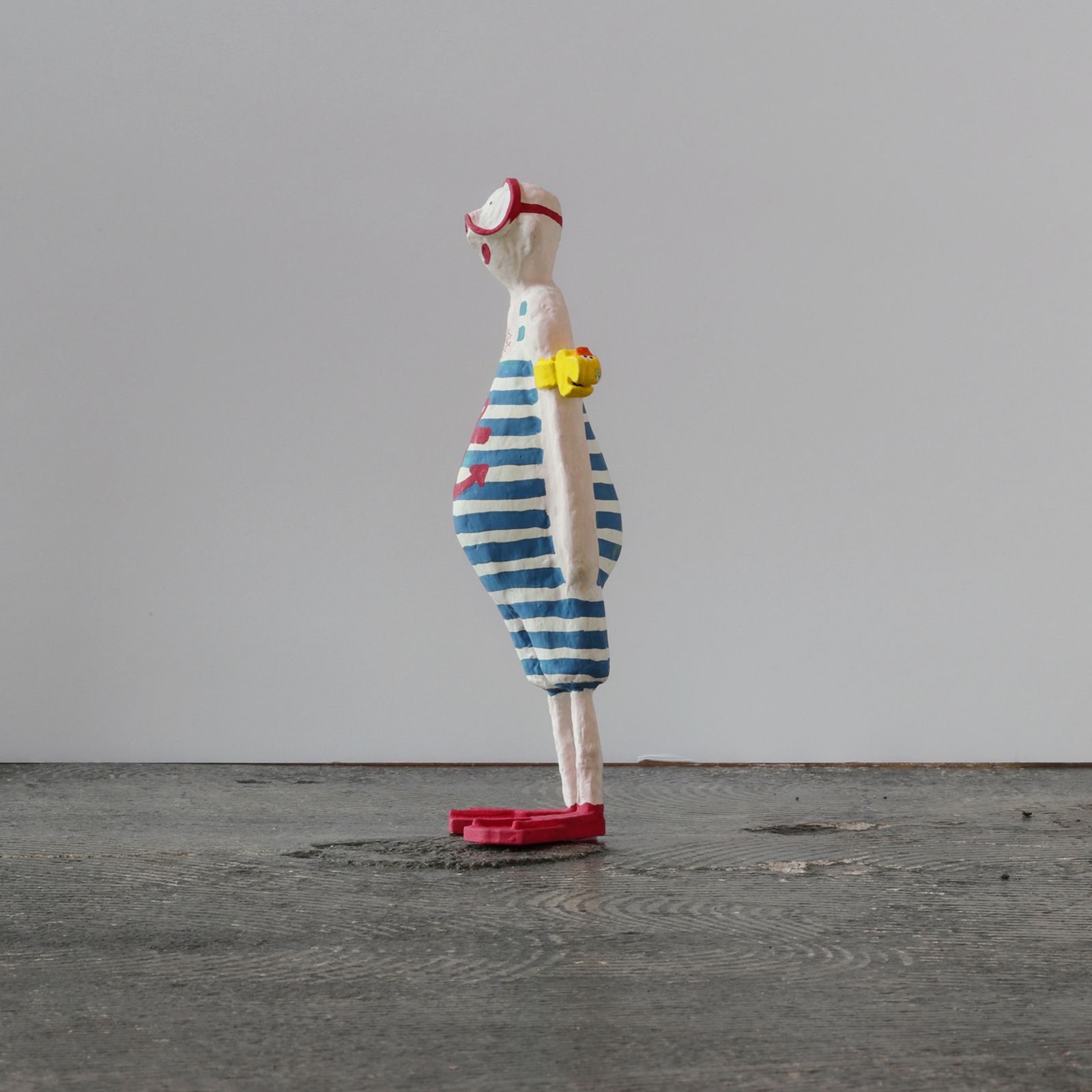 PAPIER MACHE SWIMMING GOGGLES MAN 【BATELA】