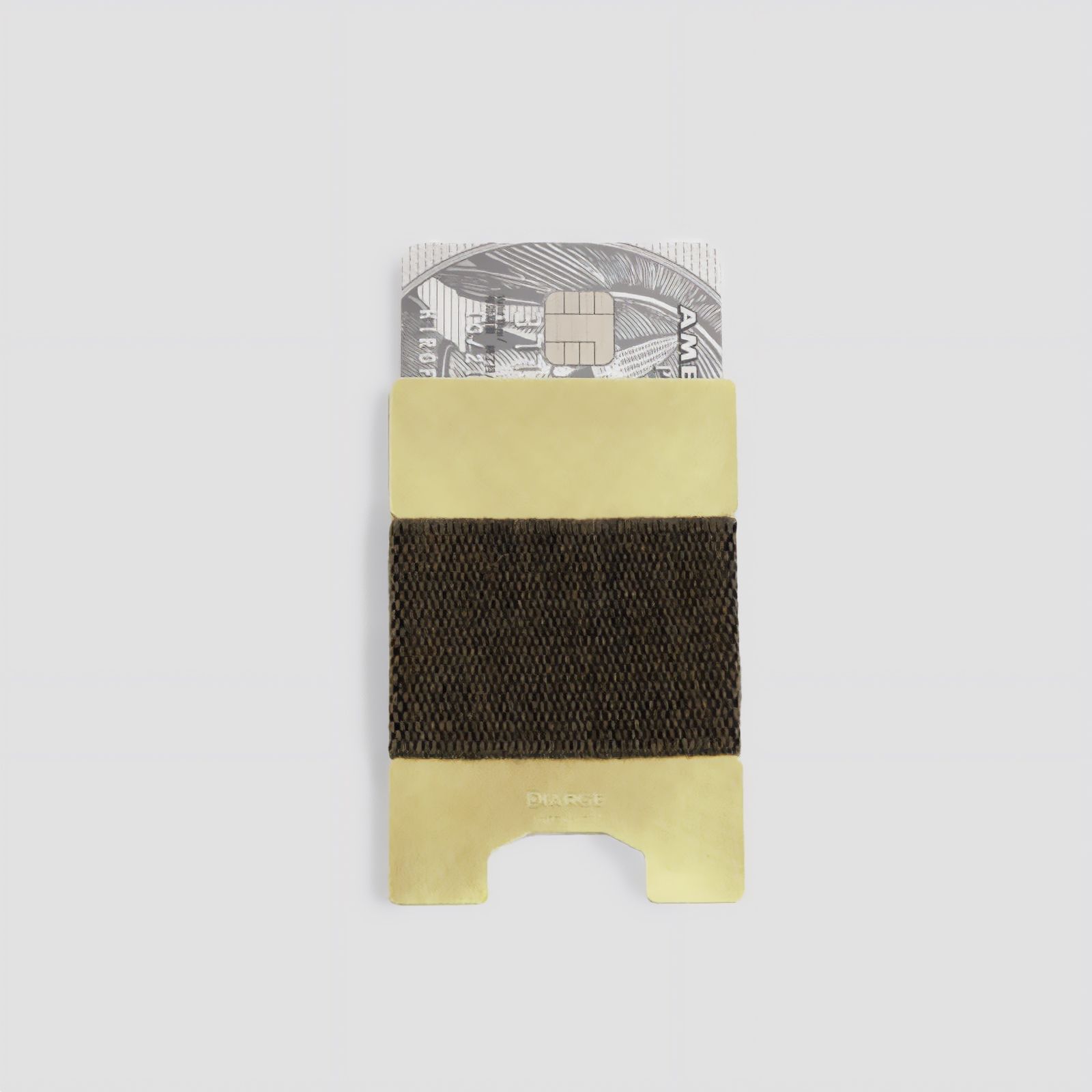 「METAL PLATE CARD HOLDER」カードケース シルバー