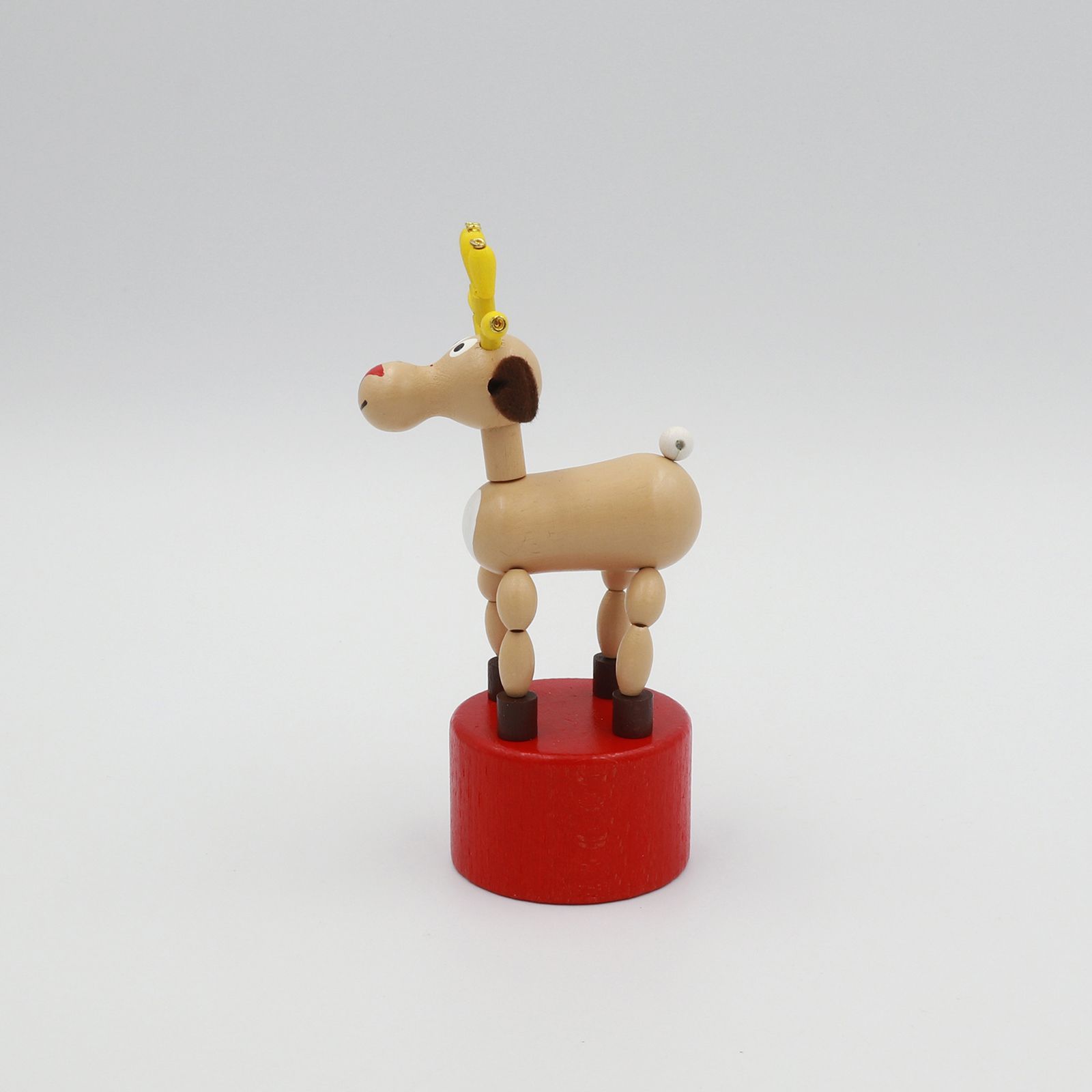 「Reindeer」DETOA Wooden Push Up Toy