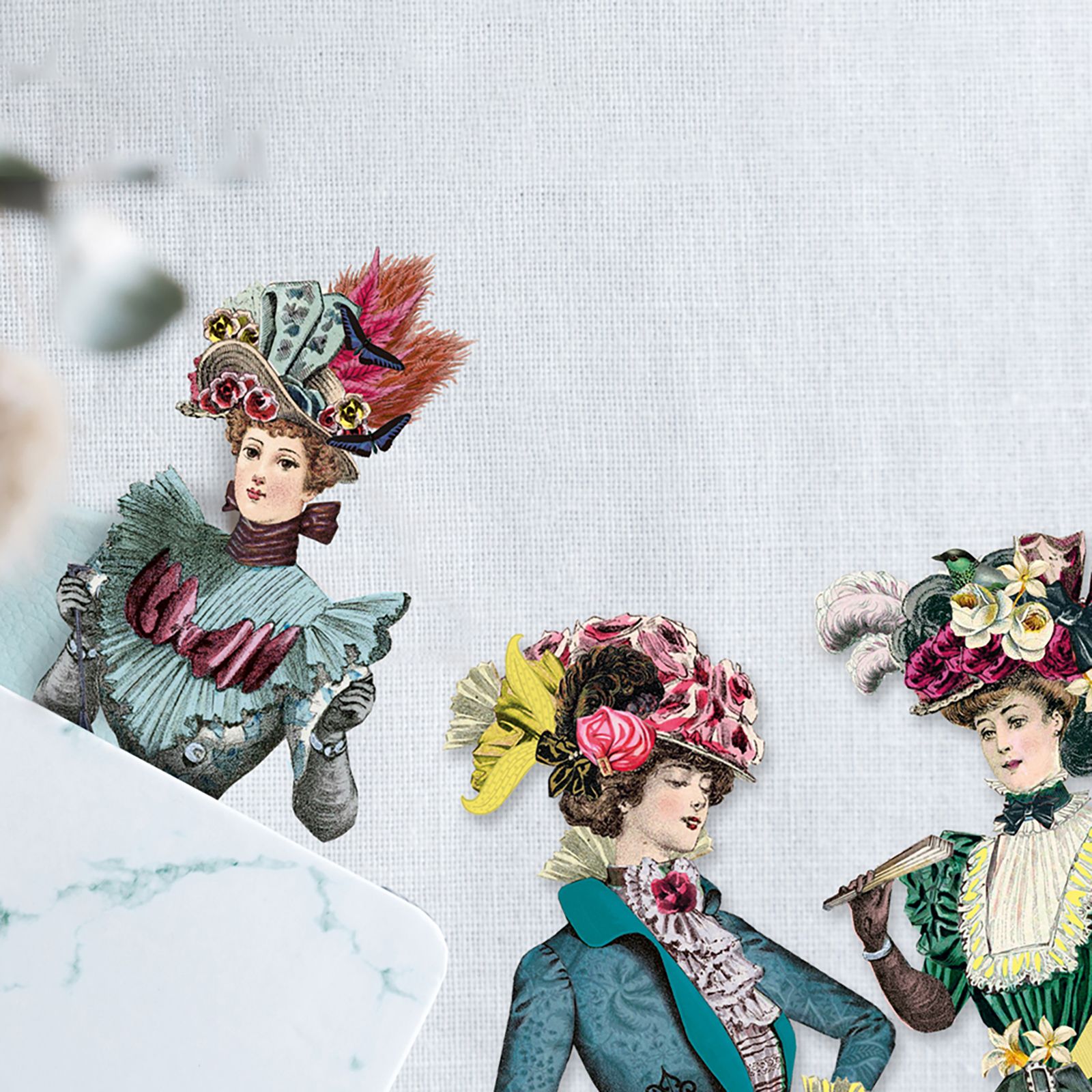 「5 BOOKMARKS "Belle Epoque"」ブックマーク MON PETIT ART フランス