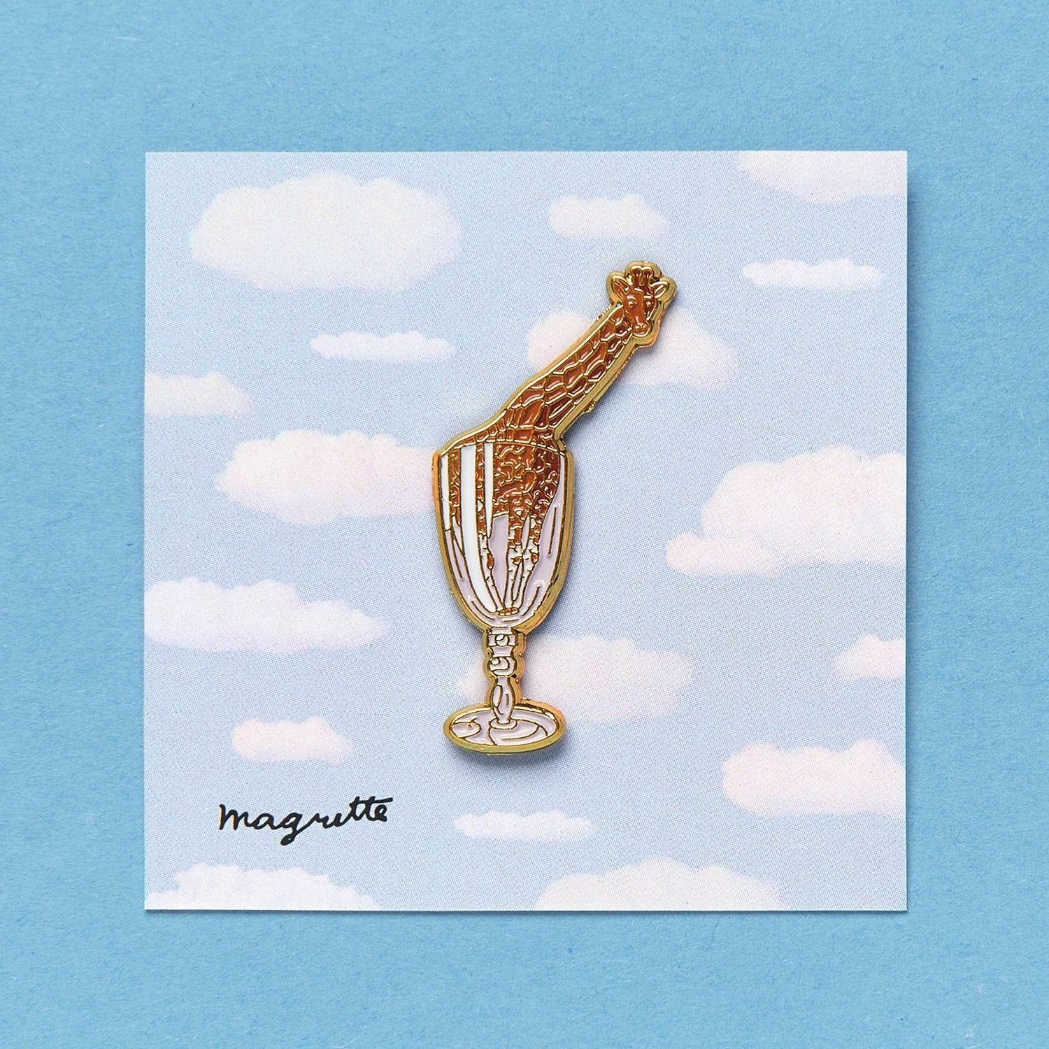 「Giraffe」ピンズ ルネ・マグリット