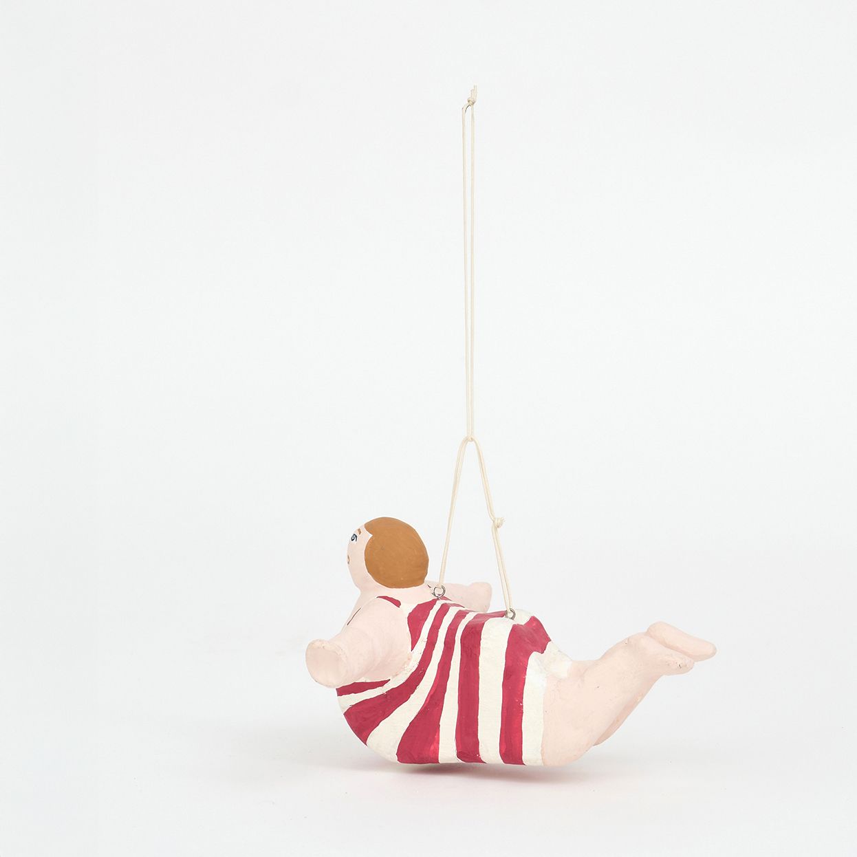 PAPIER MACHE LITTLE HANGING DIVER STRIPE 【BATELA】