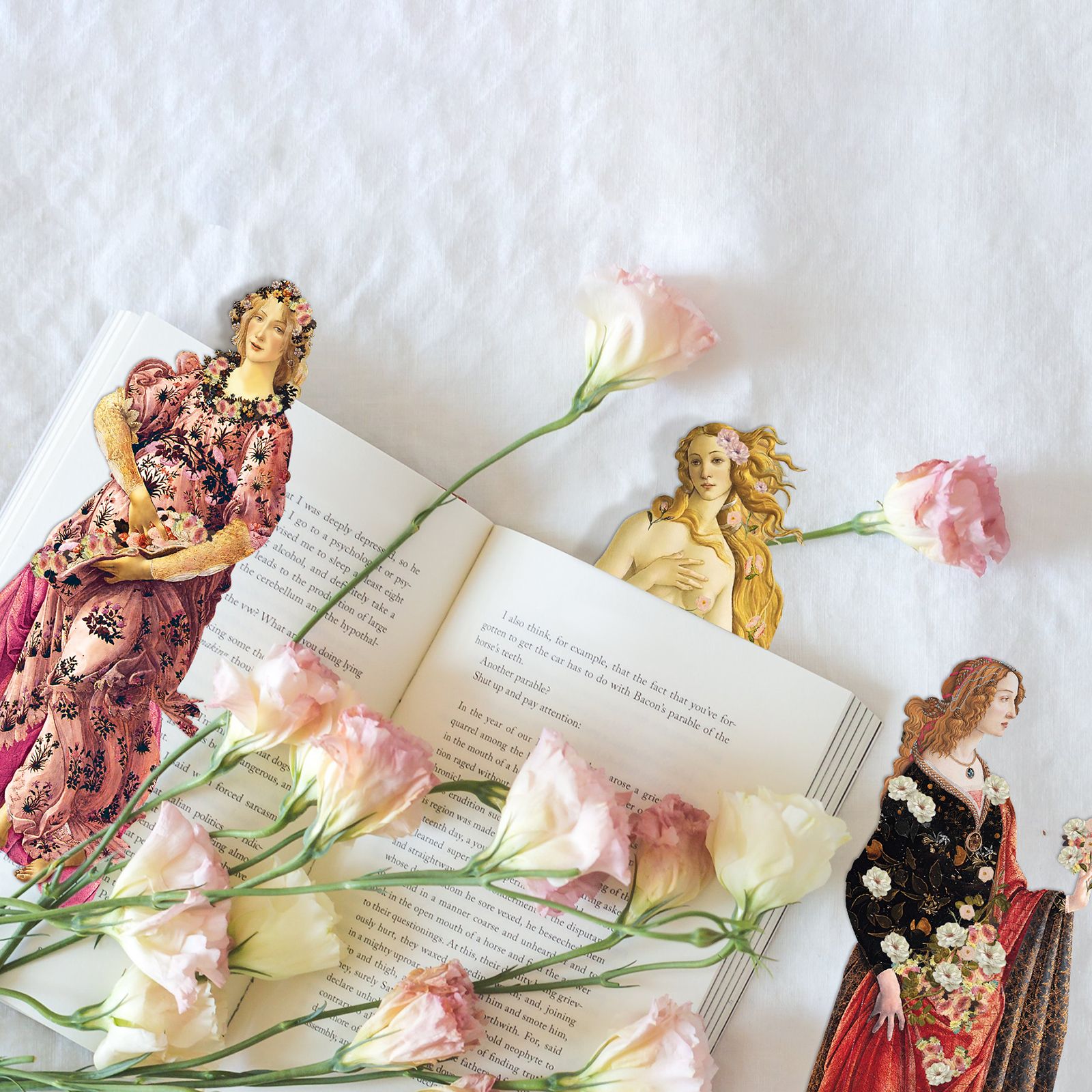 「5 BOOKMARKS "Botticelli"」ブックマーク MON PETIT ART フランス