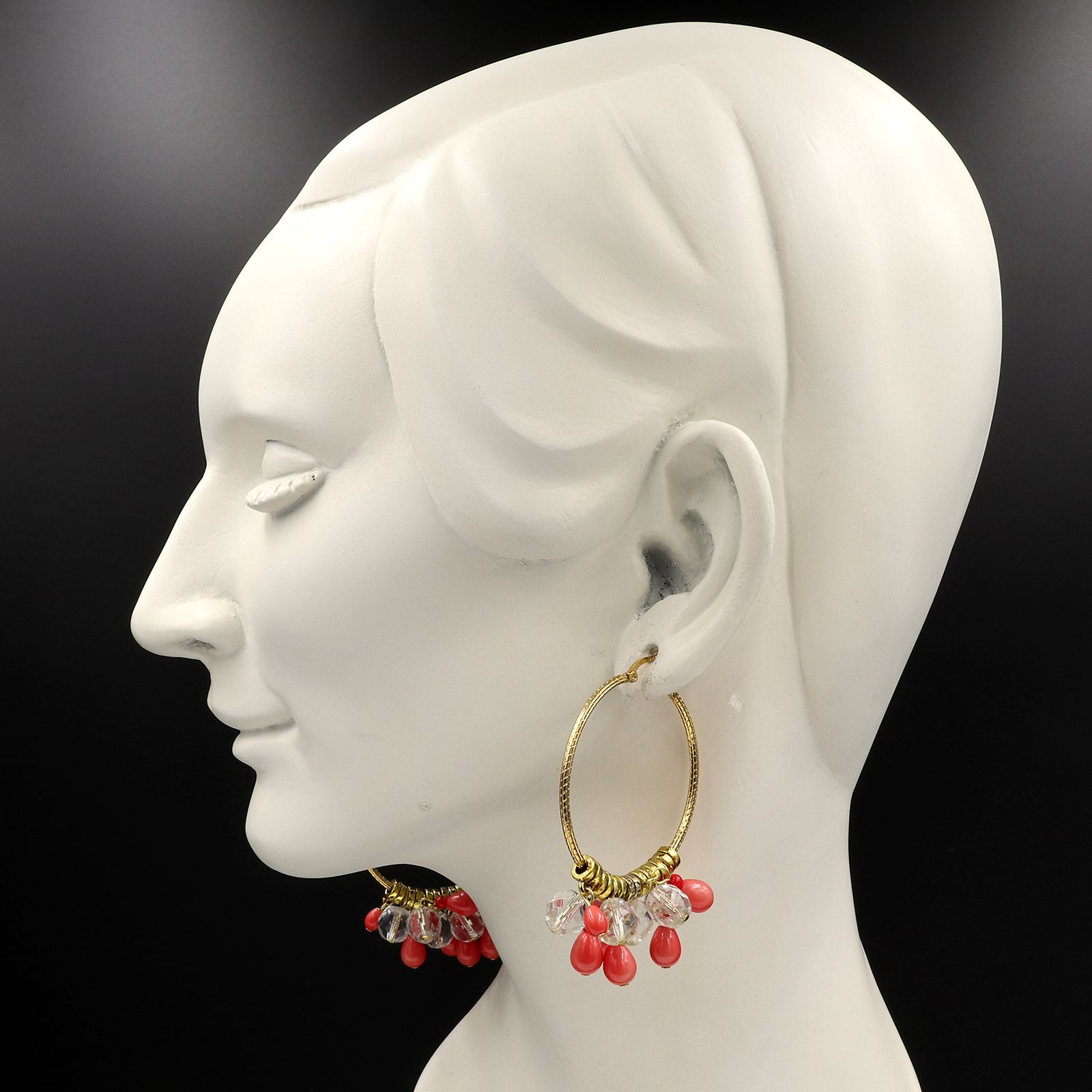 「ペタルフープ」ピアス