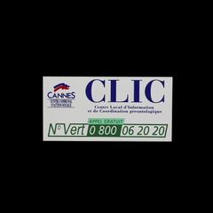 「CANNES CLIC」ヴィンテージステッカー ヨーロッパ