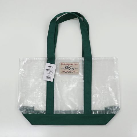 「PE TOTE BAG S」グリーン