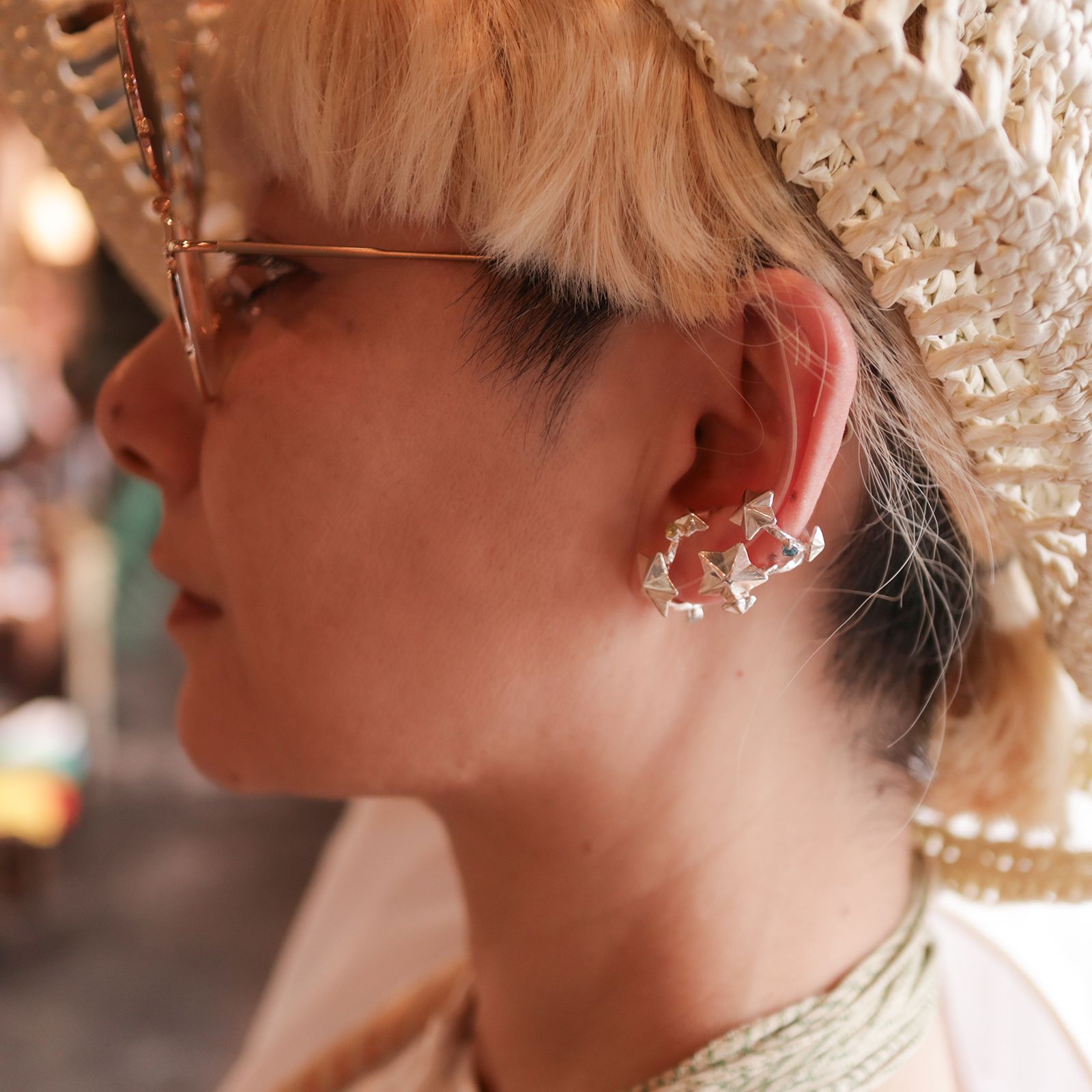 「GALAXY EARCUFF BLUE」イヤーカフ