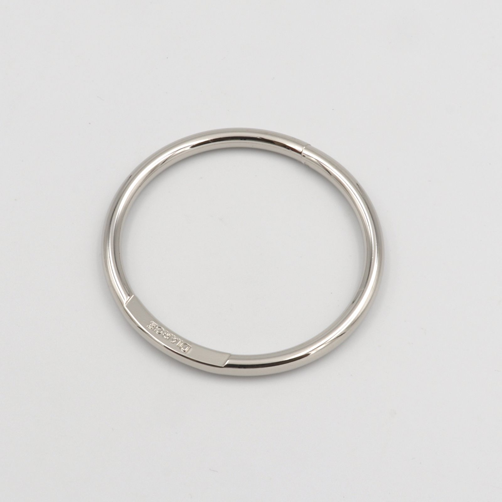 「ROUND KEYRING」キーリング シルバー