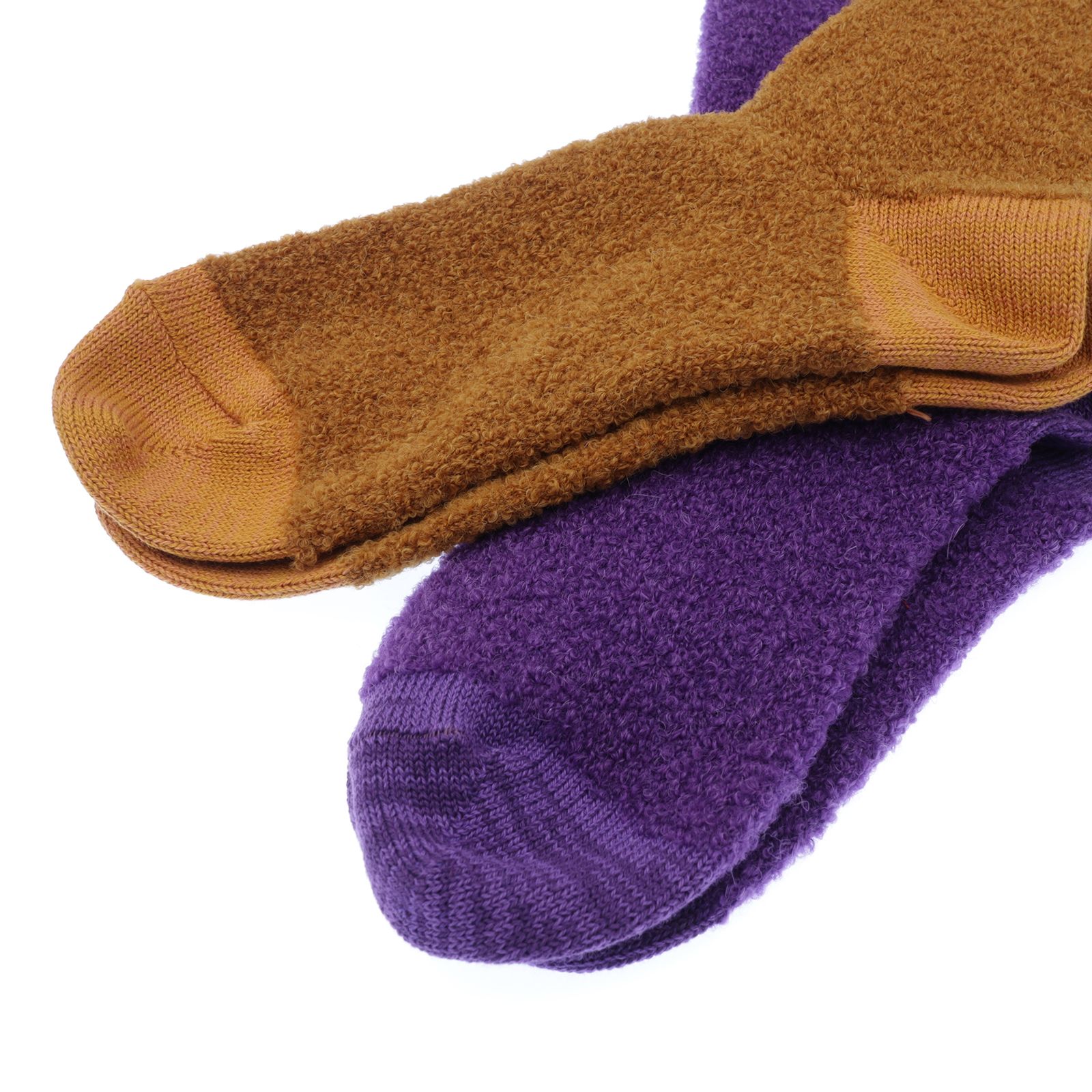 Baby Alpaca & Merino Wool Socks パープル 靴下