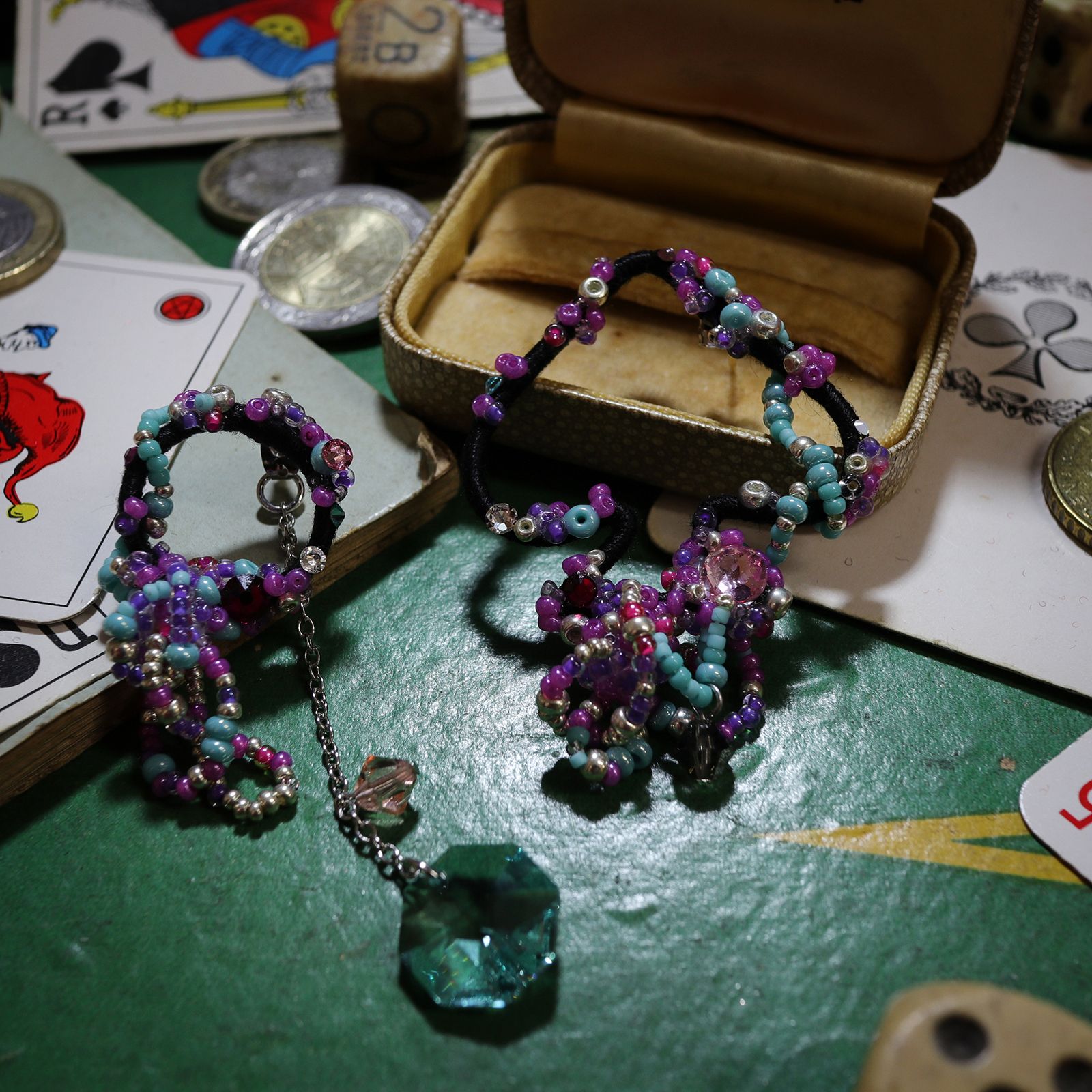 「tresor CADEAUX」ピアス【CASINO de sachikosim】