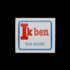 「IK ben」ヴィンテージステッカー ヨーロッパ