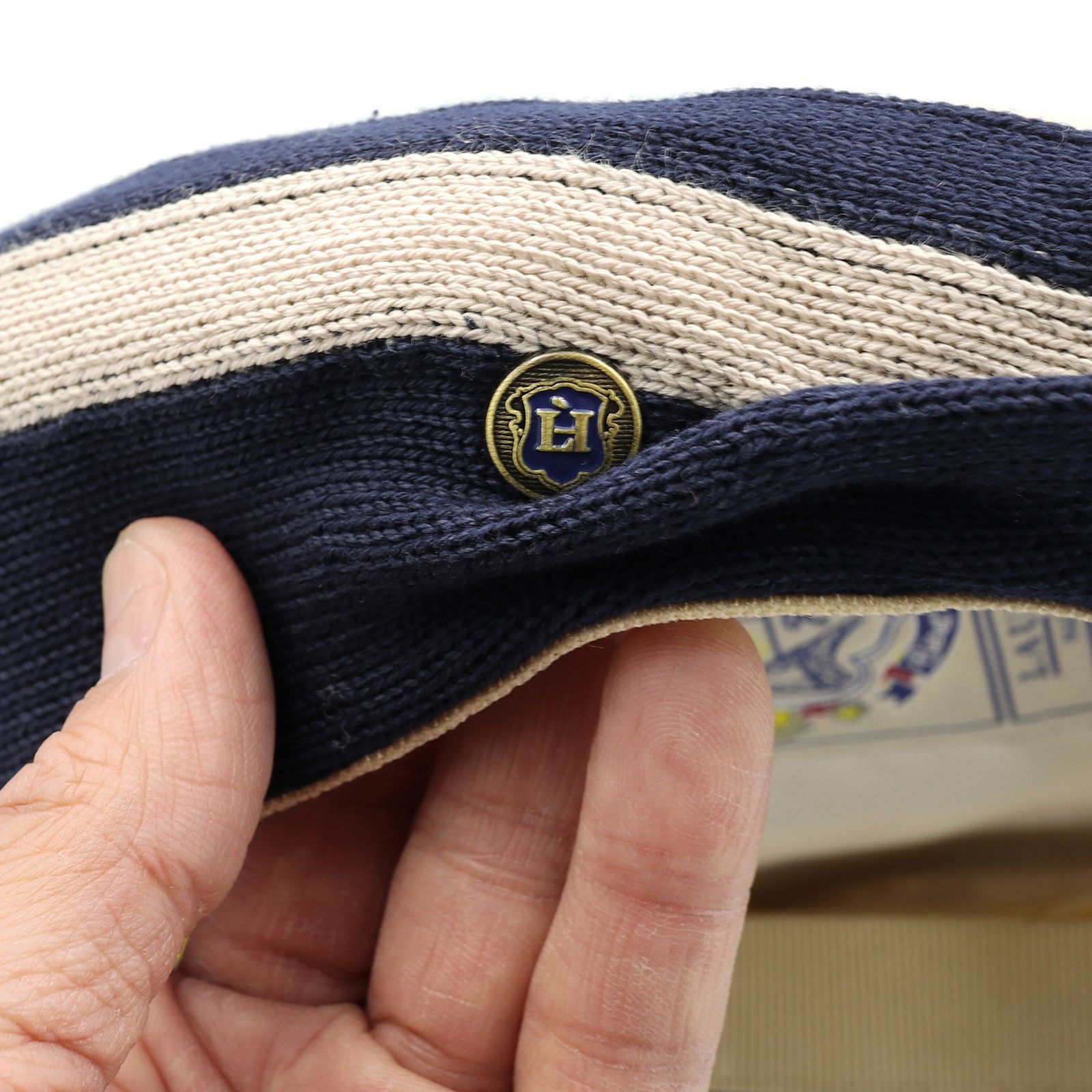 「CENITZ Corde/Blue」コットンバスクベレー