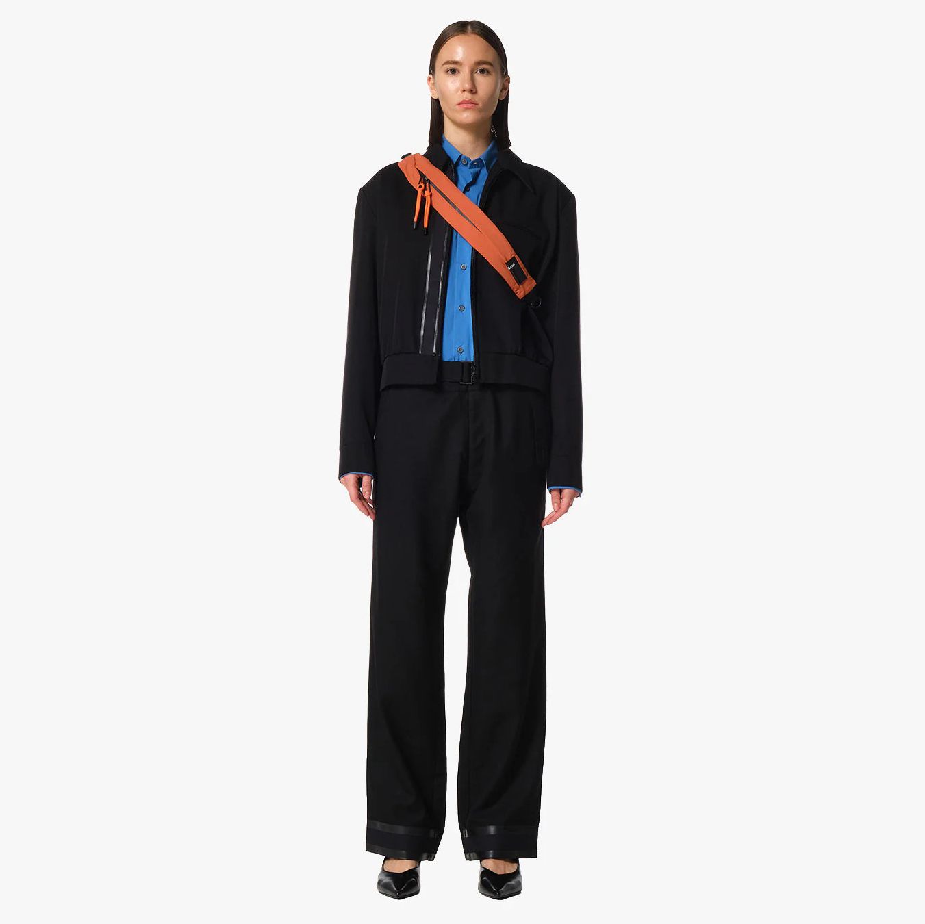 「adda」ボディバッグ テラコッタ