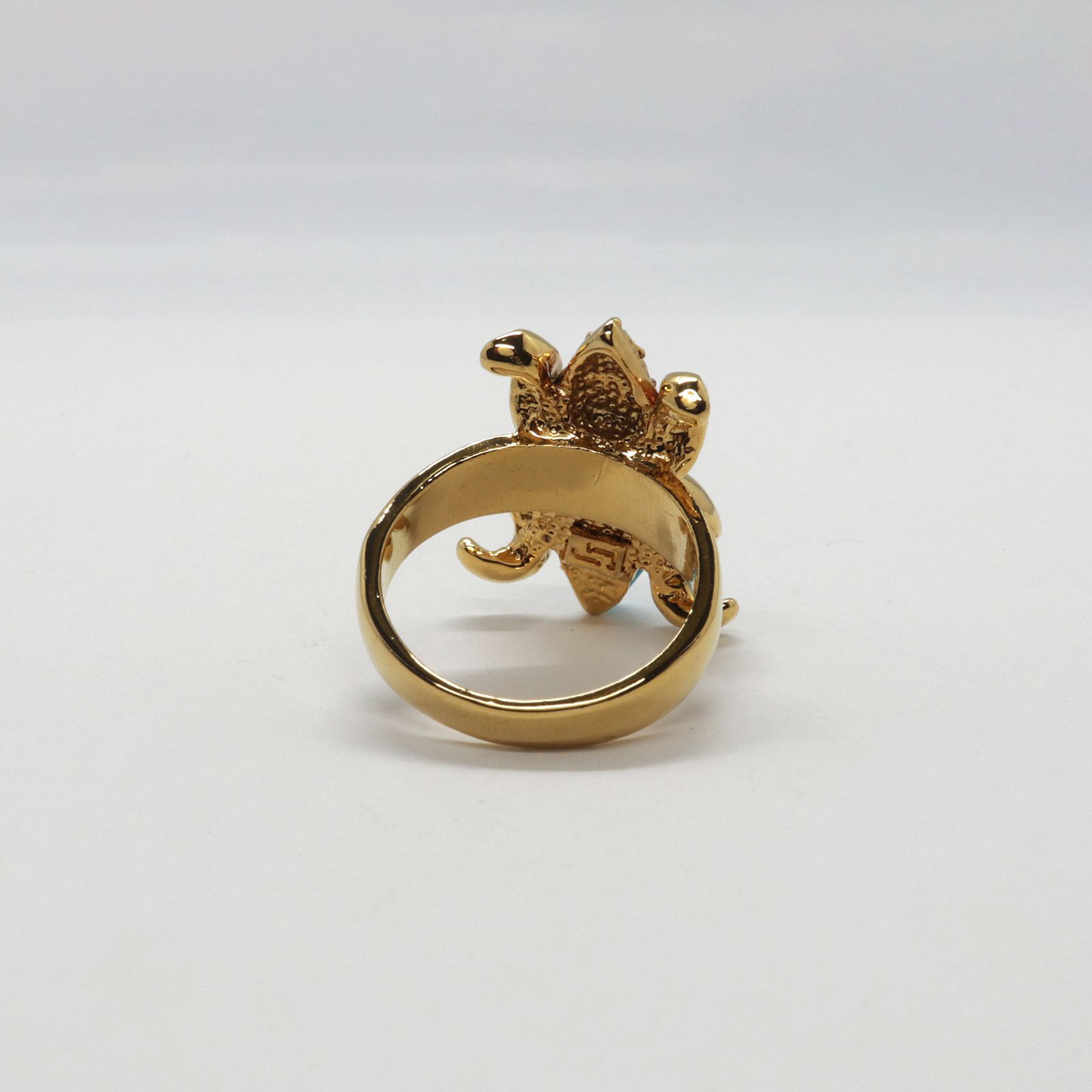 「ターコイズフラワー」デッドストックリング イギリス