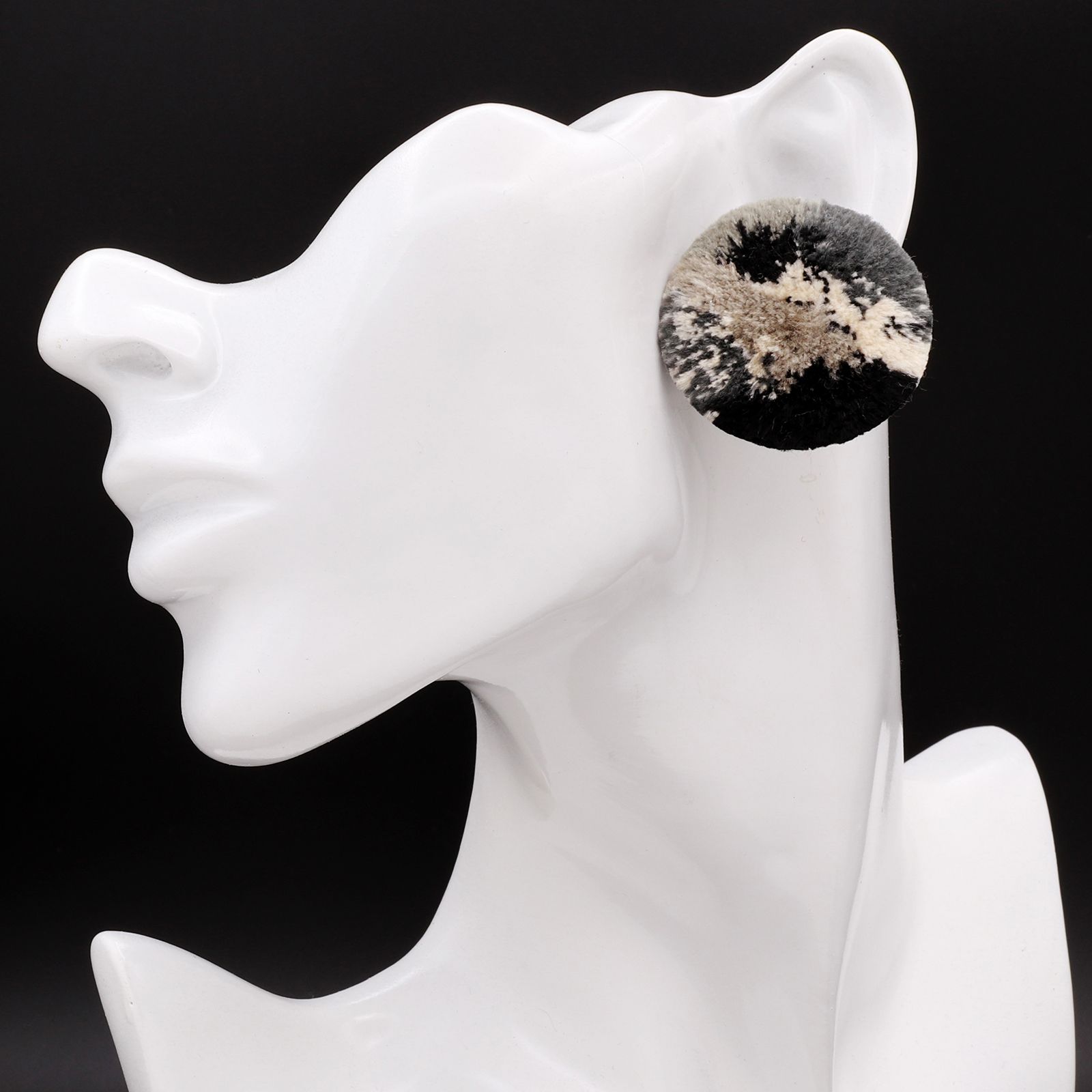 「TRIBO」ピアス モノトーン【collection de couleurs de sachikoism】