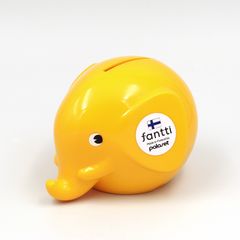 「Fantti」エレファントバンクS イエロー 貯金箱