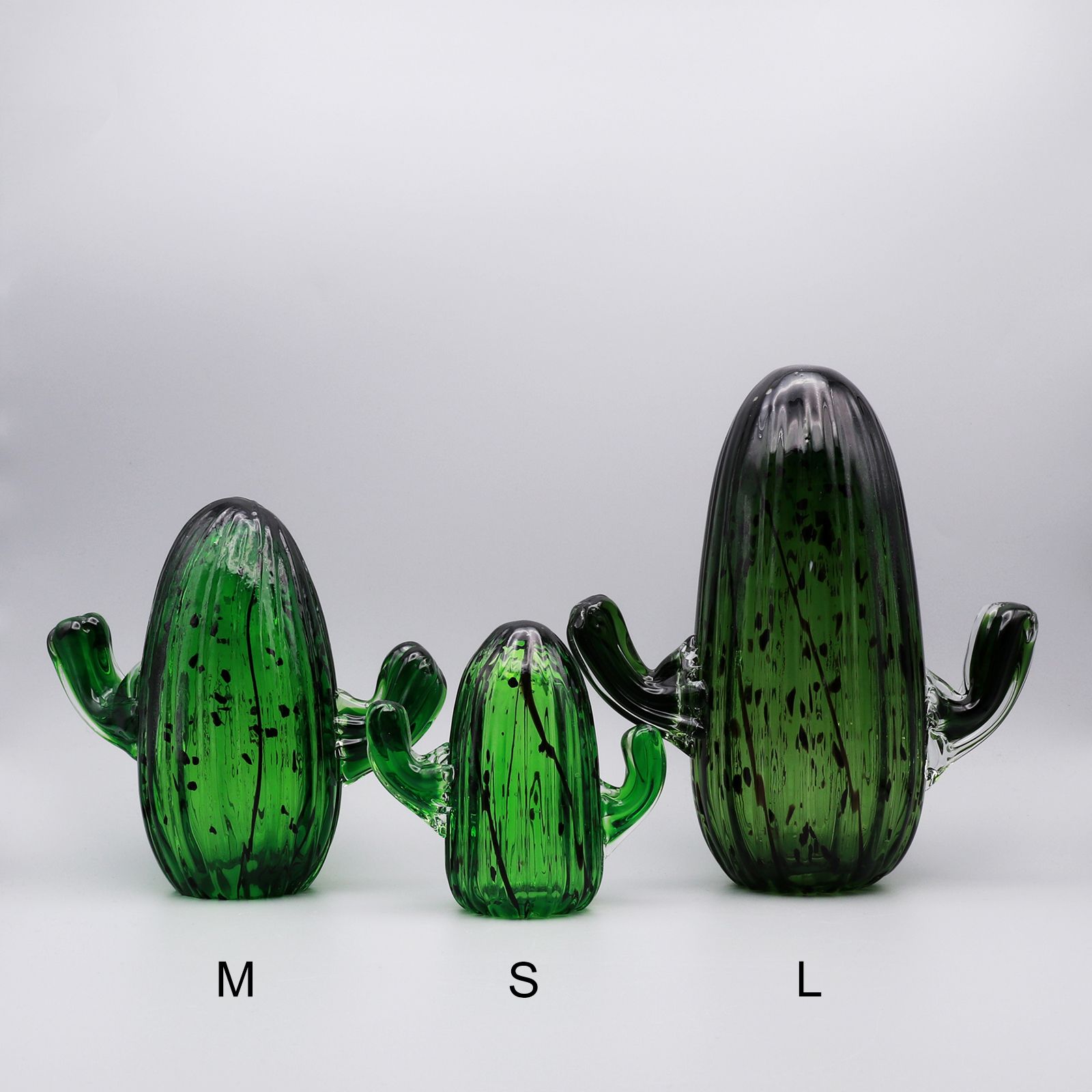 「CACTUS GLASS ORNAMENT Pillar」