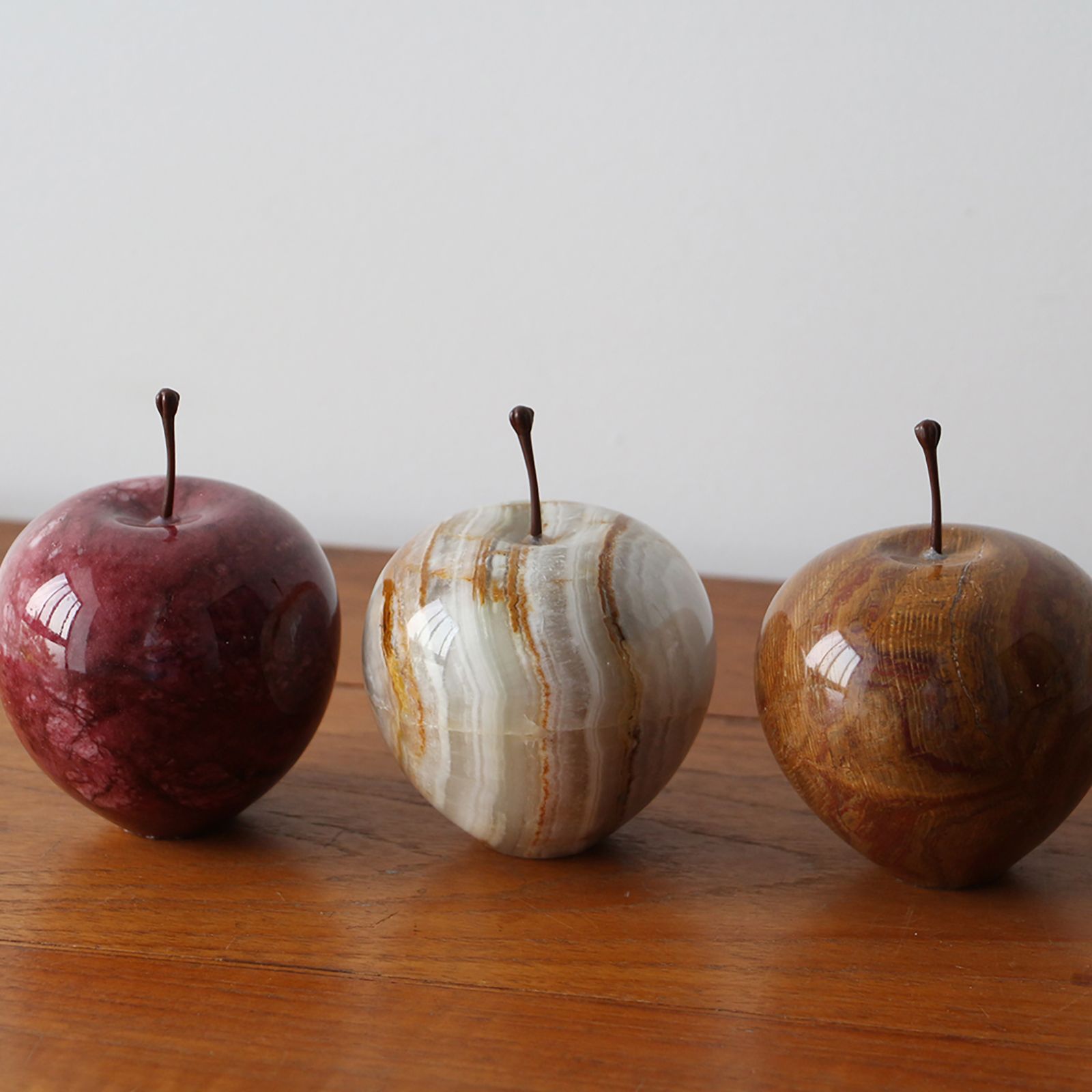 「Marble Apple Large」Red