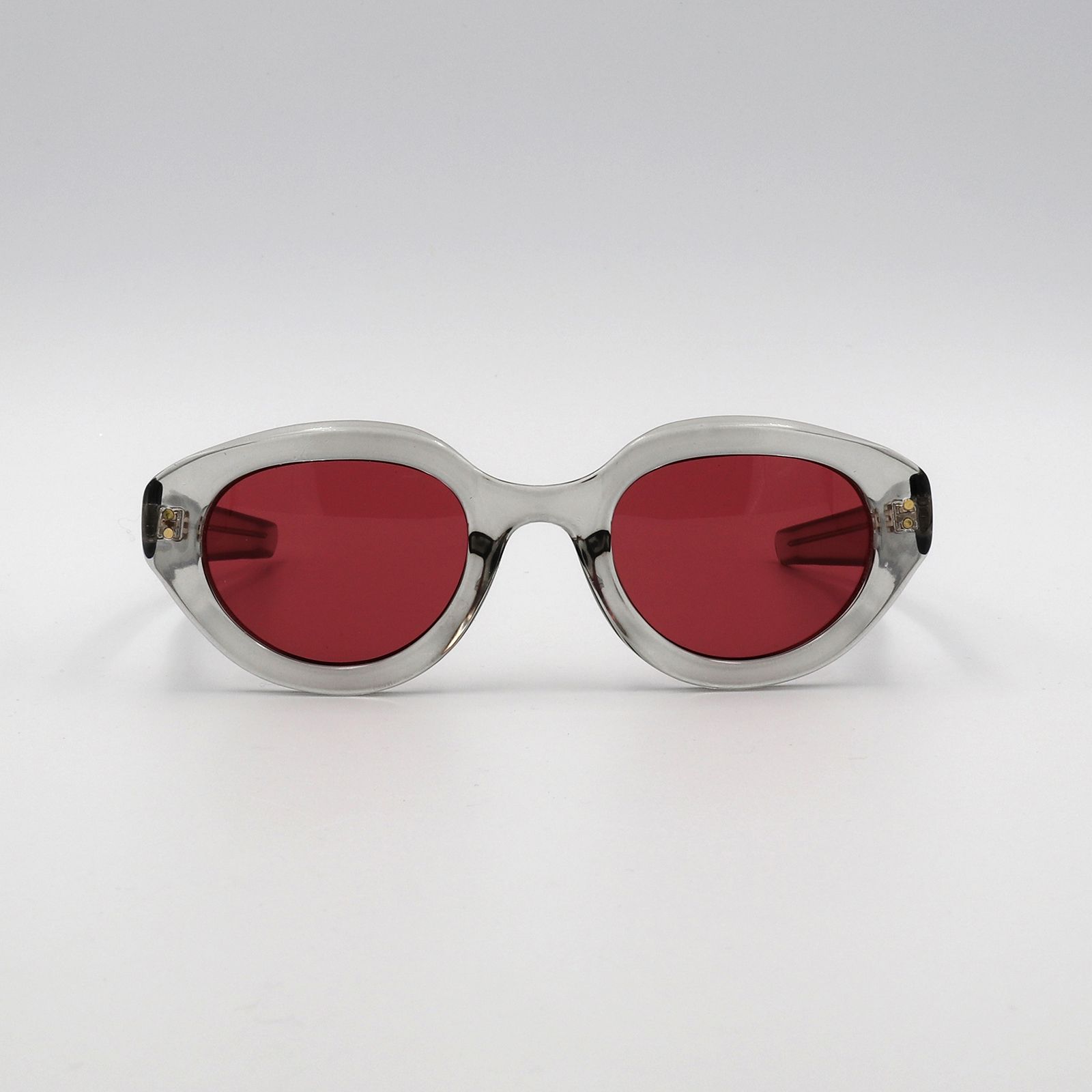 「Vanessa」Sunglasses Gray × Red Lens