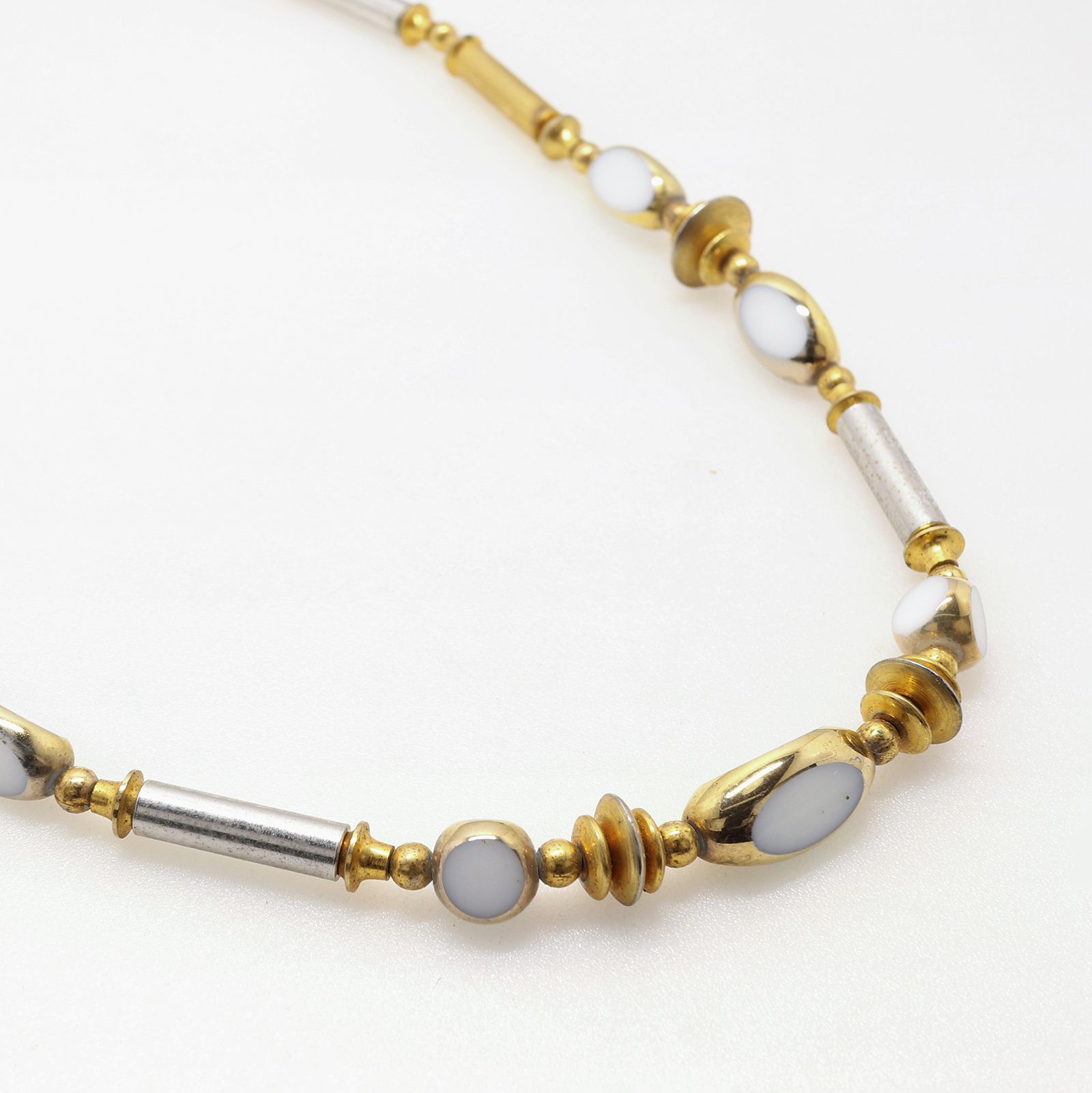 「メタルシリンダー」ネックレス ヨーロッパ Piere Cardin