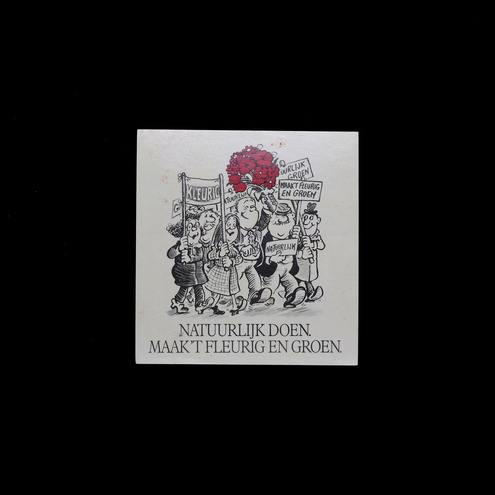 「NATUURLIJK DOEN」ヴィンテージステッカー ヨーロッパ