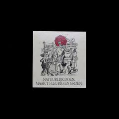 「NATUURLIJK DOEN」ヴィンテージステッカー ヨーロッパ