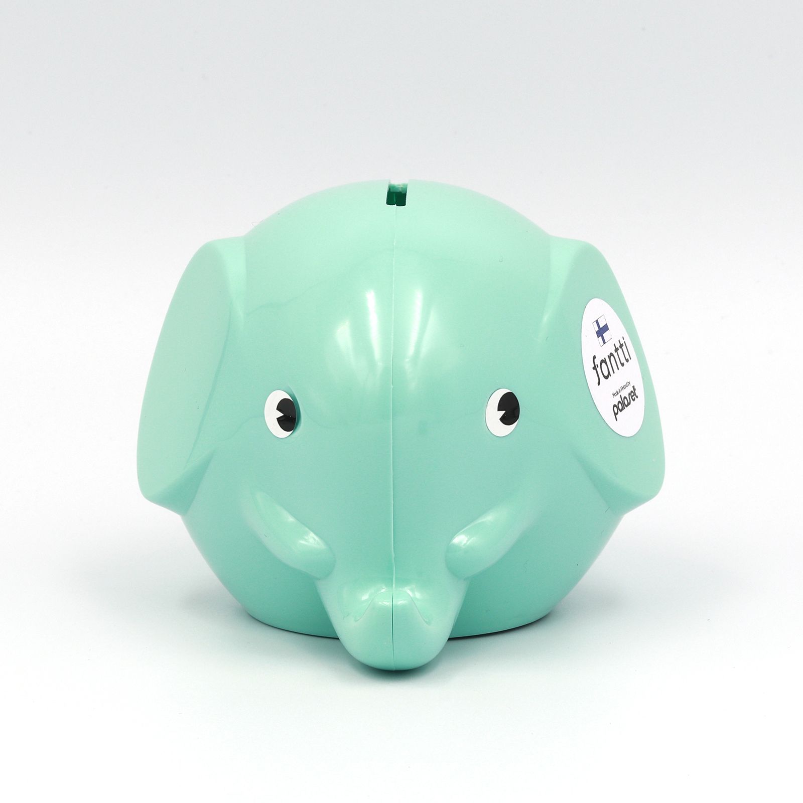 「Fantti」エレファントバンクS ミントグリーン 貯金箱